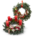 Christmas set of wreaths